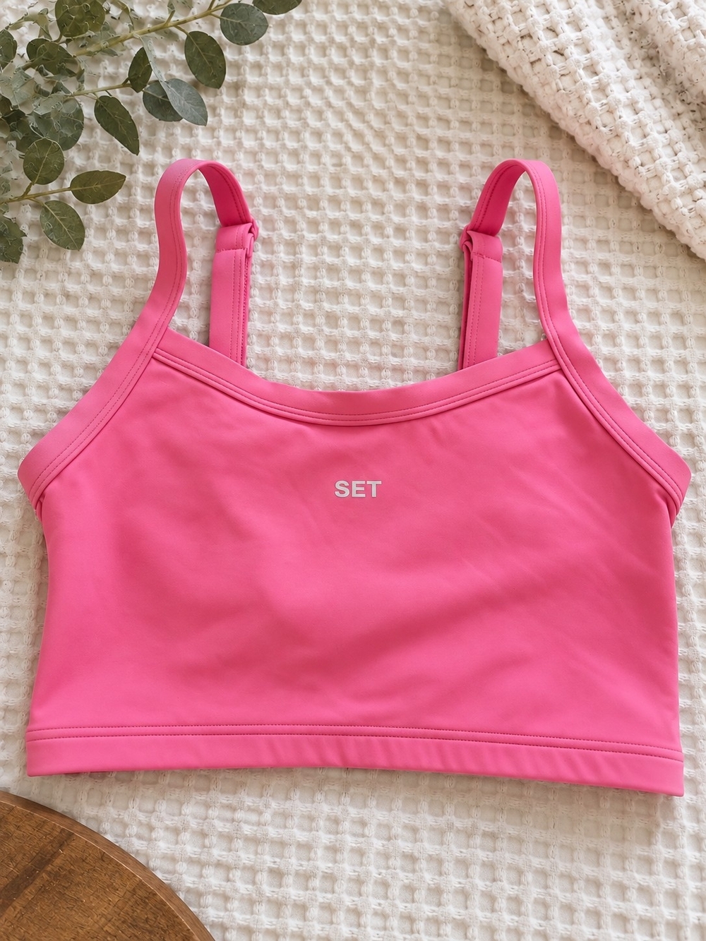 SETactive Pink Sports Bralette Sz Small
